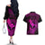 hawaii-couples-matching-off-the-shoulder-long-sleeve-dress-and-hawaiian-shirt-hammerhead-shark-tattoo-mix-polynesian-plumeria-pink-version