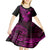 hawaii-kid-short-sleeve-dress-hammerhead-shark-tattoo-mix-polynesian-plumeria-pink-version
