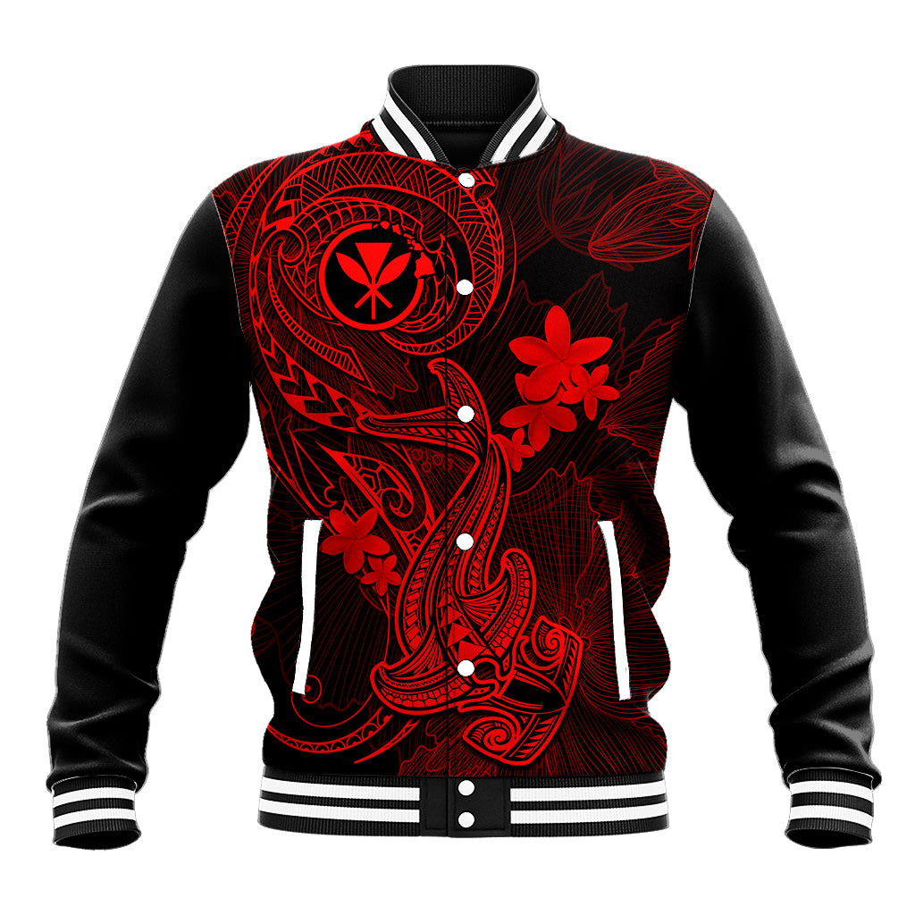 hawaii-baseball-jacket-hammerhead-shark-tattoo-mix-polynesian-plumeria-red-version