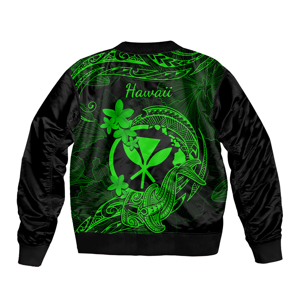 hawaii-bomber-jacket-hammerhead-shark-tattoo-mix-polynesian-plumeria-green-version