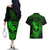 hawaii-couples-matching-off-the-shoulder-long-sleeve-dress-and-hawaiian-shirt-hammerhead-shark-tattoo-mix-polynesian-plumeria-green-version
