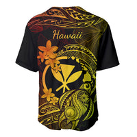 Hawaii Baseball Jersey Turtle Mix Polynesian Plumeria Reggae Version LT14 - Polynesian Pride