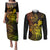 hawaii-couples-matching-puletasi-dress-and-long-sleeve-button-shirts-turtle-mix-polynesian-plumeria-reggae-version