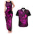 hawaii-couples-matching-tank-maxi-dress-and-hawaiian-shirt-turtle-mix-polynesian-plumeria-pink-version