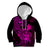 Hawaii Kid Hoodie Turtle Mix Polynesian Plumeria Pink Version LT14 Pink - Polynesian Pride