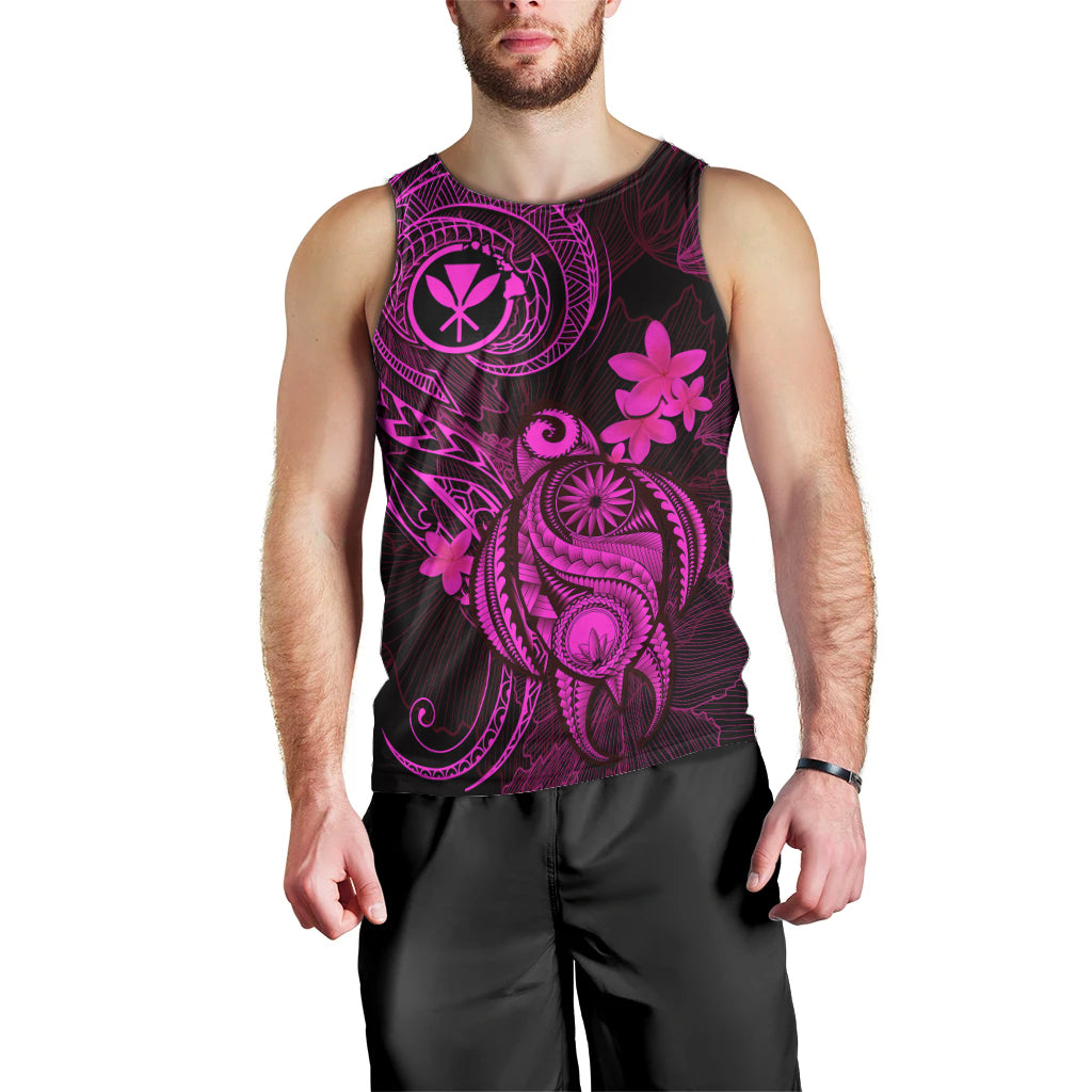 hawaii-men-tank-top-turtle-mix-polynesian-plumeria-pink-version
