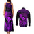 hawaii-couples-matching-tank-maxi-dress-and-long-sleeve-button-shirts-turtle-mix-polynesian-plumeria-purple-version