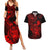 hawaii-couples-matching-summer-maxi-dress-and-hawaiian-shirt-turtle-mix-polynesian-plumeria-red-version