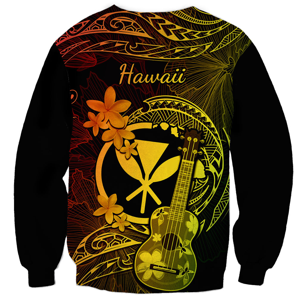 hawaii-sweatshirt-ukulele-mix-polynesian-plumeria-reggae-version