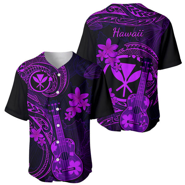 Hawaii Summer Baseball Jacket Mix Polynesian Black LT6 main image 1