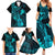 hawaii-family-matching-summer-maxi-dress-and-hawaiian-shirt-ukulele-mix-polynesian-plumeria-turquoise-version