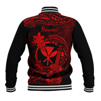 hawaii-baseball-jacket-ukulele-mix-polynesian-plumeria-red-version