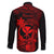 hawaii-family-matching-long-sleeve-bodycon-dress-and-hawaiian-shirt-ukulele-mix-polynesian-plumeria-red-version