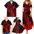 hawaii-family-matching-summer-maxi-dress-and-hawaiian-shirt-ukulele-mix-polynesian-plumeria-red-version