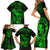 hawaii-family-matching-short-sleeve-bodycon-dress-and-hawaiian-shirt-ukulele-mix-polynesian-plumeria-green-version