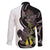 New Zealand Valentines Day Family Matching Off The Shoulder Long Sleeve Dress and Hawaiian Shirt Piwakawaka Lovers Maori Koru Tattoo - Polynesian Pride