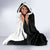 New Zealand Valentines Day Hooded Blanket Piwakawaka Lovers Maori Koru Tattoo - Polynesian Pride