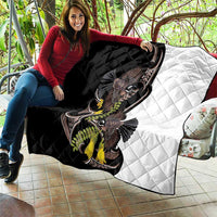 New Zealand Valentines Day Quilt Piwakawaka Lovers Maori Koru Tattoo - Polynesian Pride