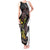 New Zealand Valentines Day Tank Maxi Dress Piwakawaka Lovers Maori Koru Tattoo - Polynesian Pride