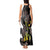 New Zealand Valentines Day Tank Maxi Dress Piwakawaka Lovers Maori Koru Tattoo - Polynesian Pride