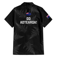 New Zealand Silver Fern Rugby Family Matching Off Shoulder Maxi Dress and Hawaiian Shirt 2023 Go Aotearoa Champions World Cup LT14 - Polynesian Pride