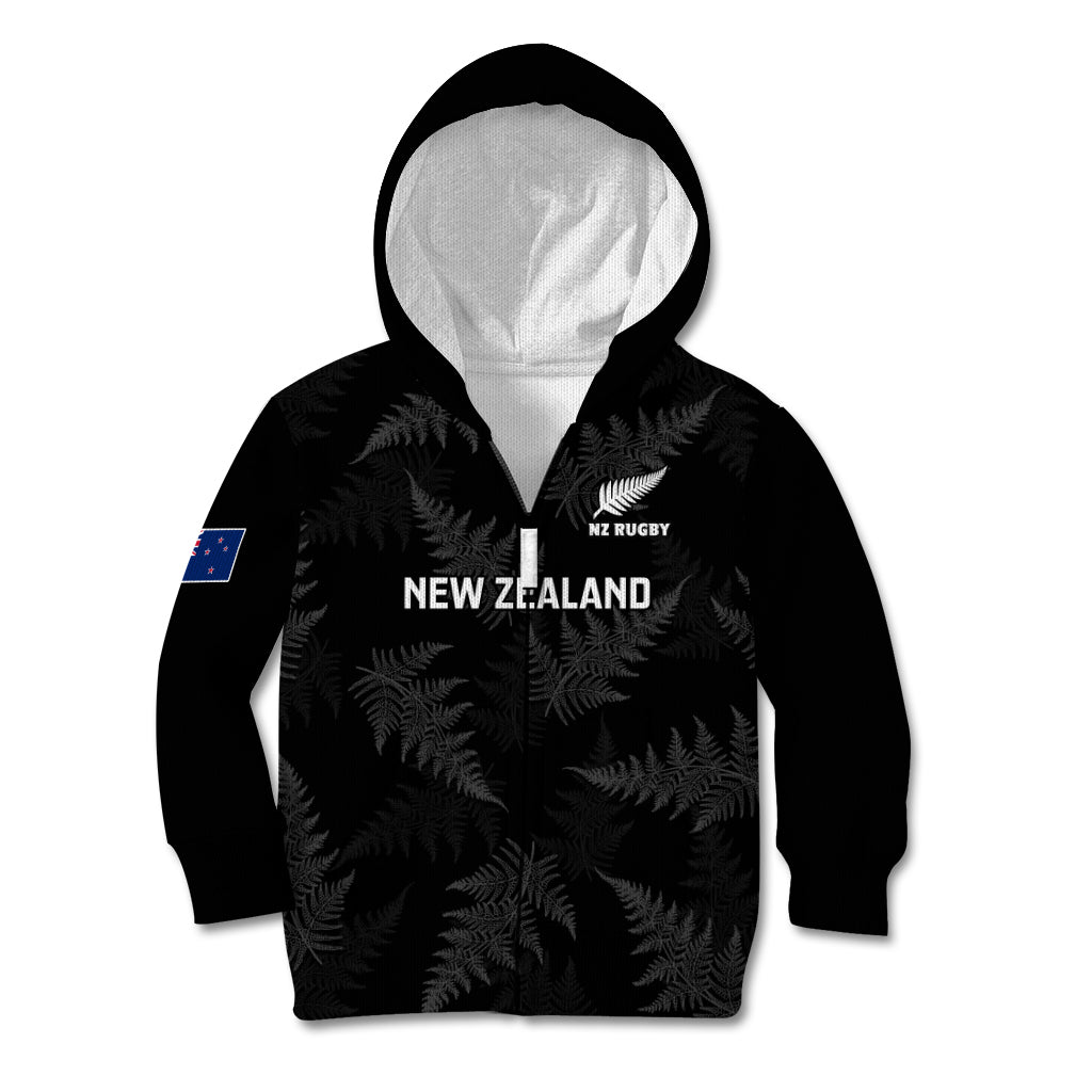 Custom New Zealand Silver Fern Rugby Kid Hoodie 2023 Go Aotearoa Champions World Cup LT14 - Polynesian Pride