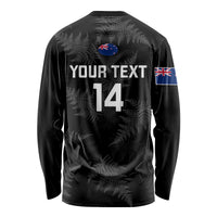 Custom New Zealand Silver Fern Rugby Long Sleeve Shirt 2023 Go Aotearoa Champions World Cup LT14 - Polynesian Pride