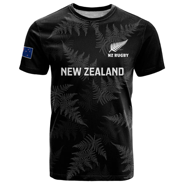 Custom New Zealand Silver Fern Rugby T Shirt 2023 Go