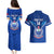 Custom Samoa Rugby Couples Matching Puletasi Dress and Hawaiian Shirt 2023 Go Manu Samoa LT14 - Polynesian Pride
