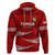 Tonga Rugby Hoodie 2023 Go Tongan Ngatu Pattern World Cup LT14 Red - Polynesian Pride
