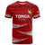Tonga Rugby T Shirt 2023 Go Tongan Ngatu Pattern World Cup LT14 Red - Polynesian Pride
