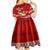 Custom Tonga Rugby Kid Short Sleeve Dress 2023 Ikale Tahi Tongan Ngatu Pattern LT14 - Polynesian Pride
