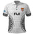 Fiji Rugby Polo Shirt 2023 Go Champions World Cup Fijian Tapa Pattern LT14 White - Polynesian Pride