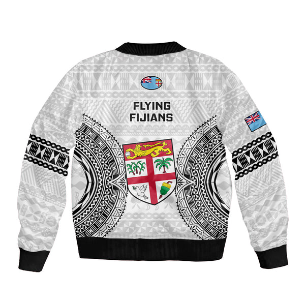 Fiji Rugby Kid Hoodie World Cup 2023 Fijian Tapa Pattern Blue Version LT05