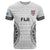 Fiji Rugby T Shirt 2023 Go Champions World Cup Fijian Tapa Pattern LT14 White - Polynesian Pride