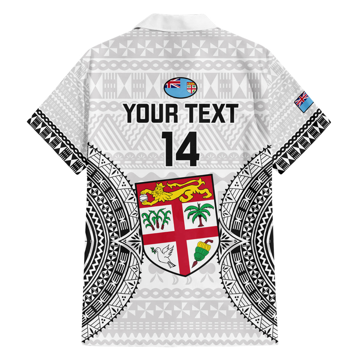 Personalised Fiji Rugby Hawaiian Shirt 2023 Go Fijian Tapa Pattern World Cup LT14 - Polynesian Pride