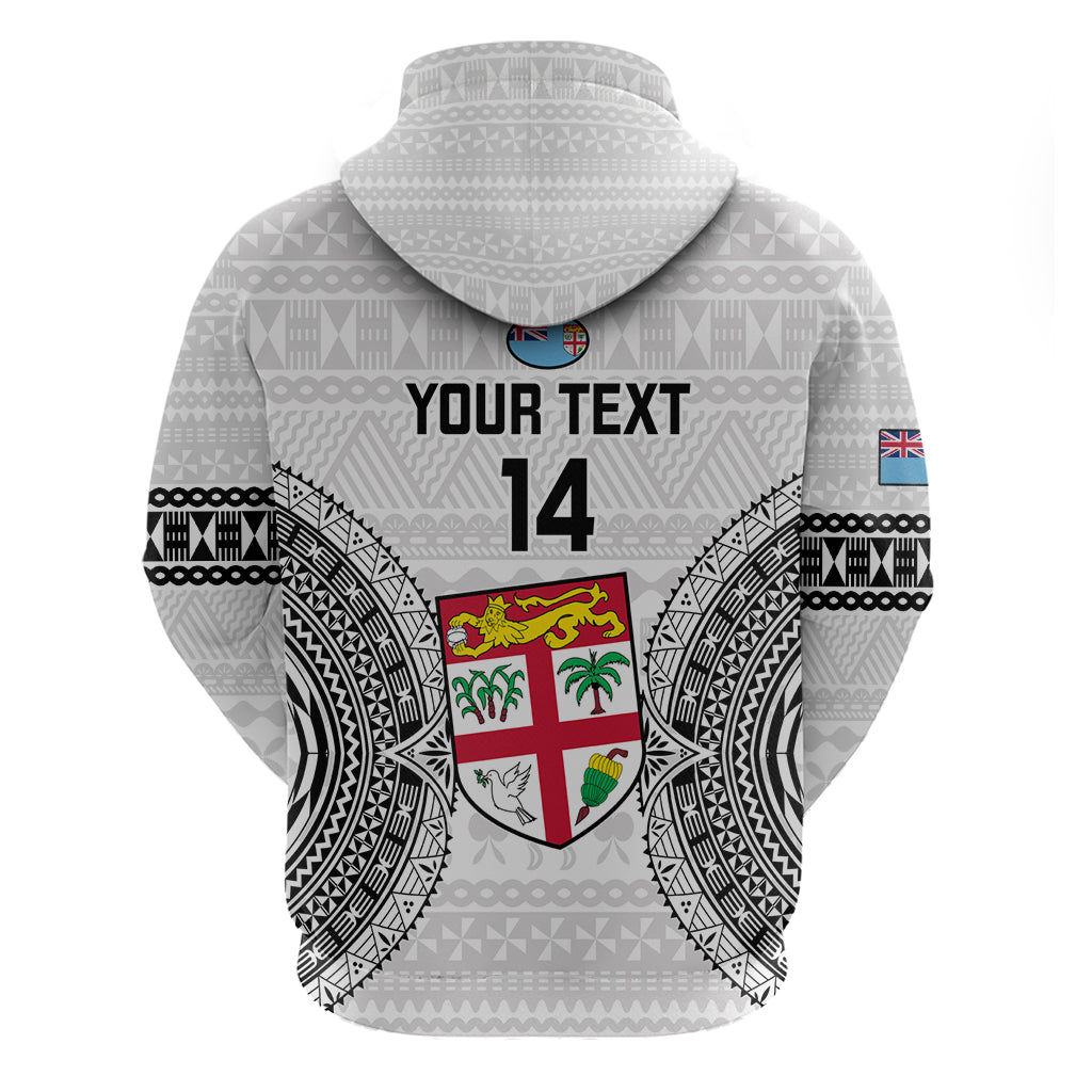 Custom Fiji Rugby Hoodie 2023 Go Fijian Tapa Pattern World Cup LT14 - Polynesian Pride