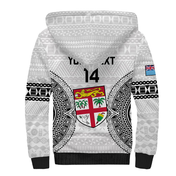 Fiji Rugby Baseball Jacket World Cup 2023 Go Champions Fijian Tapa Blue Version LT14 main image 0