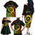 Personalised Vanuatu Family Day Family Matching Off Shoulder Long Sleeve Dress and Hawaiian Shirt Happy 26 December Vanuatuan Pig Tusk LT14 - Polynesian Pride