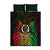 Personalised Vanuatu Family Day Quilt Bed Set Happy 26 December Vanuatuan Pig Tusk LT14 Black - Polynesian Pride