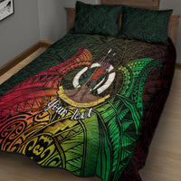 Personalised Vanuatu Family Day Quilt Bed Set Happy 26 December Vanuatuan Pig Tusk LT14 - Polynesian Pride