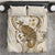 Brown And White Hawaii Chameleon Bedding Set Plumeria Polynesian Tribal Art