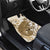 Brown And White Hawaii Chameleon Car Mats Plumeria Polynesian Tribal Art