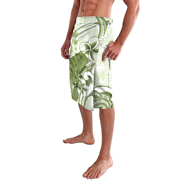 Polynesian Plumeria Flowers Lavalava Polynesian Tribal Gradient Purple LT9 main image 0