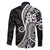 Black Polynesia Paisley Family Matching Summer Maxi Dress and Hawaiian Shirt Polynesian With Tropical Flowers LT14 - Polynesian Pride
