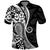 Black Polynesia Paisley Polo Shirt Polynesian With Tropical Flowers LT14 Black - Polynesian Pride