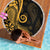 Gold Polynesia Paisley Beach Blanket Polynesian With Tropical Flowers LT14 - Polynesian Pride