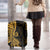 Gold Polynesia Paisley Luggage Cover Polynesian With Tropical Flowers LT14 - Polynesian Pride