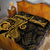 Gold Polynesia Paisley Quilt Bed Set Polynesian With Tropical Flowers LT14 - Polynesian Pride