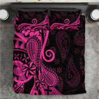 Pink Polynesia Paisley Bedding Set Polynesian With Tropical Flowers LT14 Pink - Polynesian Pride